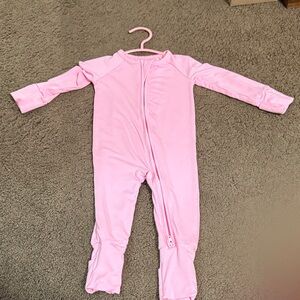 Pink bamboo convertible the little one shop sleeper